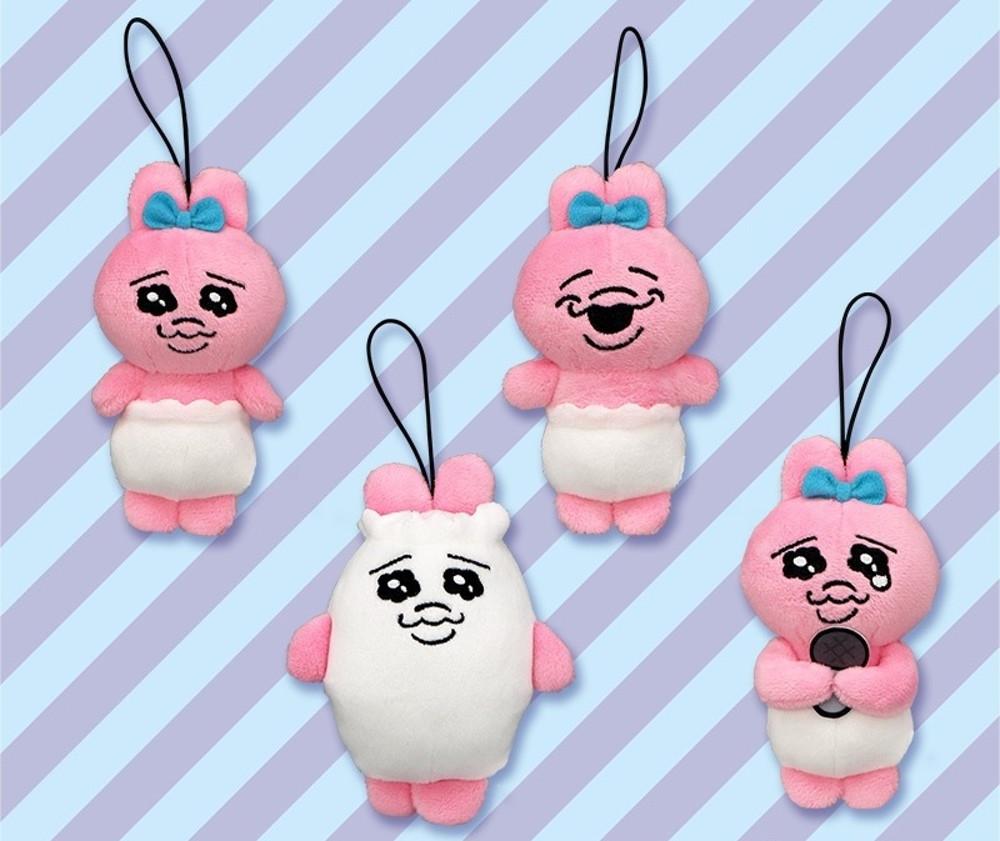 음뽀챠무 오빤쮸 우사기 마스코트 키링 인형 오빤츄 굿즈 오판츄