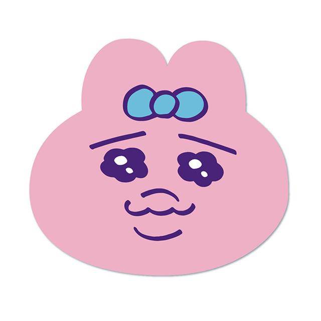 오빤쮸우사기 빤쮸토끼 페이스 모양 마우스패드