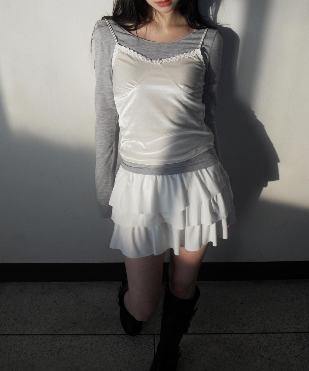 peony frill skirt