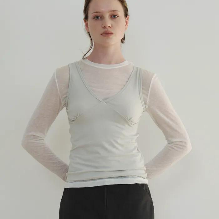 [4th] V-Neck Sleeveless_Mint