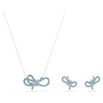 Lifelong Bow set, Bow, Blue, Rhodium plated