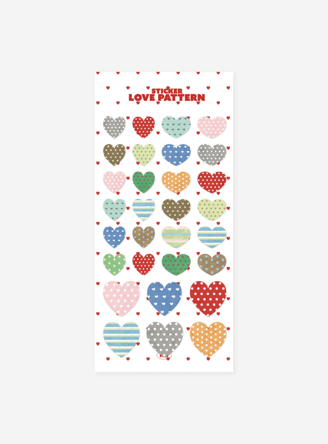 LOVE PATTERN STICKER