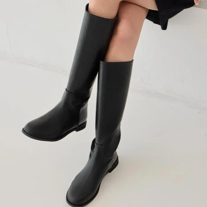 [포멜카멜레] 포멜 라일리 롱부츠 BLACK 3cm(FKW1F1SL713Z1)