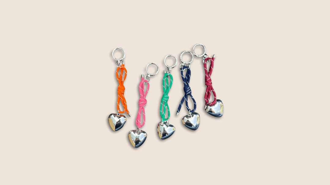 [S&G] Heart String Keyring (5 Colors)