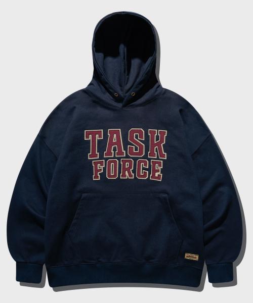 더블유브이프로젝트(WV PROJECT)  테스크 헤비코튼 벌룬핏 후드 네이비 JIHD7775 - 사이즈 & 후기 | 무신사