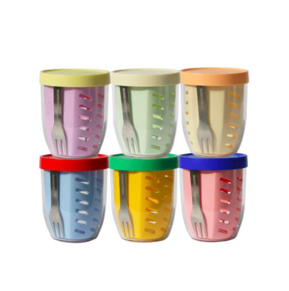 (1/22예약배송) [3 / 6개 세트] 드엘리사 X 리빙크리에이터 과일 샐러드 신선보관 후르츠팟 지켜팟