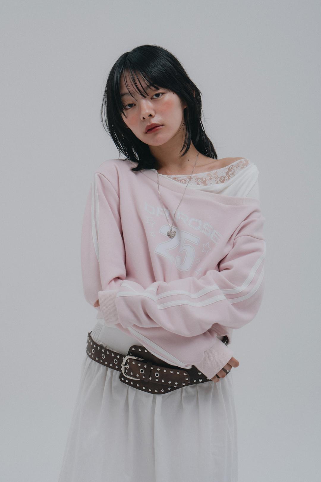 STAR PRINT SWEATSHIRTS (PINK)