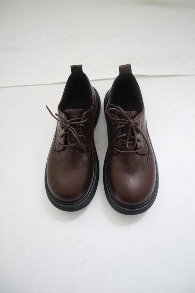 팁씨 rund lace up loafer (2color)