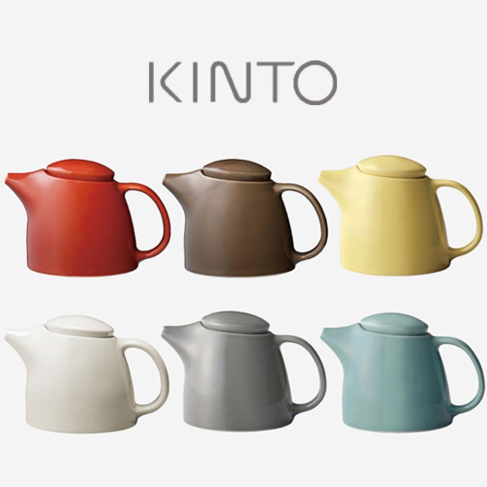 킨토 티포트 도자기 주전자 티메이커 티팟 세트 토포 400ml (6color)