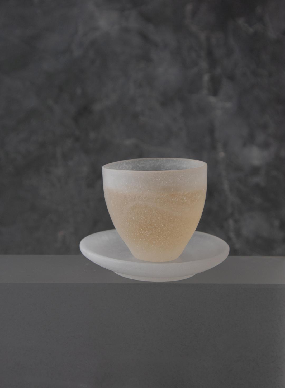 *주문제작* [베르비에] 눈결 좁은 유리 찻잔