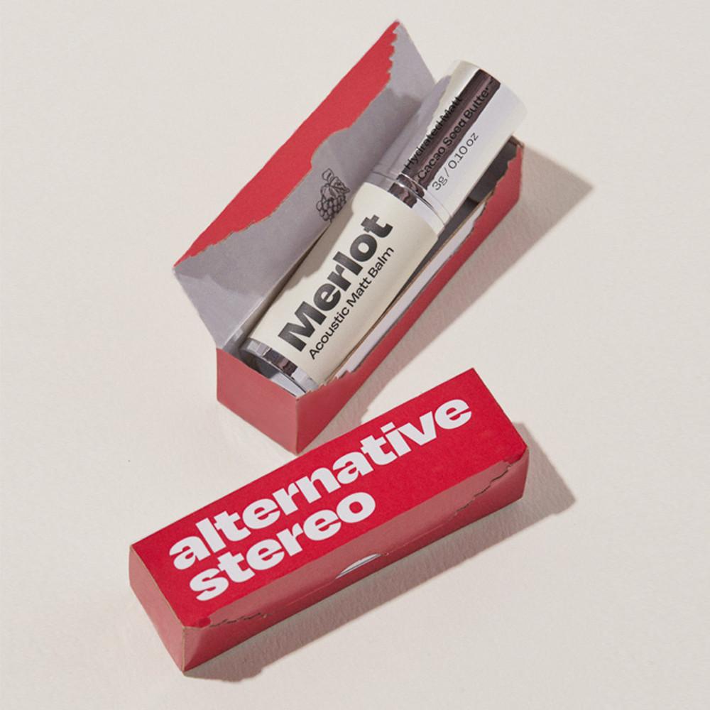 얼터너티브스테레오 어쿠스틱 매트 밤 매트 립스틱 3g