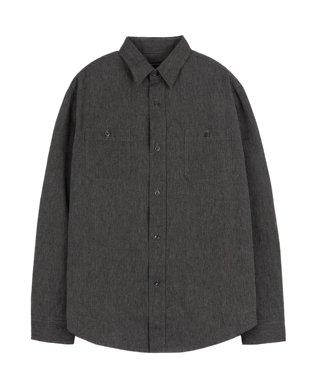 [HAUSBACKEN] HAUS CHAMBRAY SHIRT (BLACK)