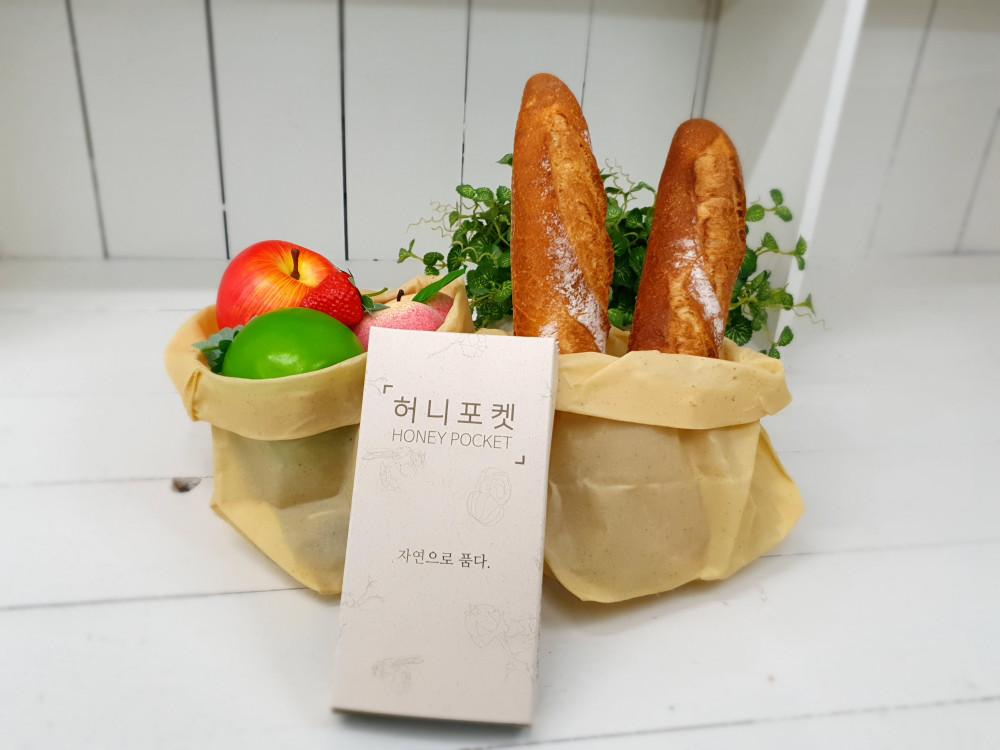 제로웨이스트 허니포켓 밀랍랩 허니랩 비즈왁스랩 꿀랩 친환경랩