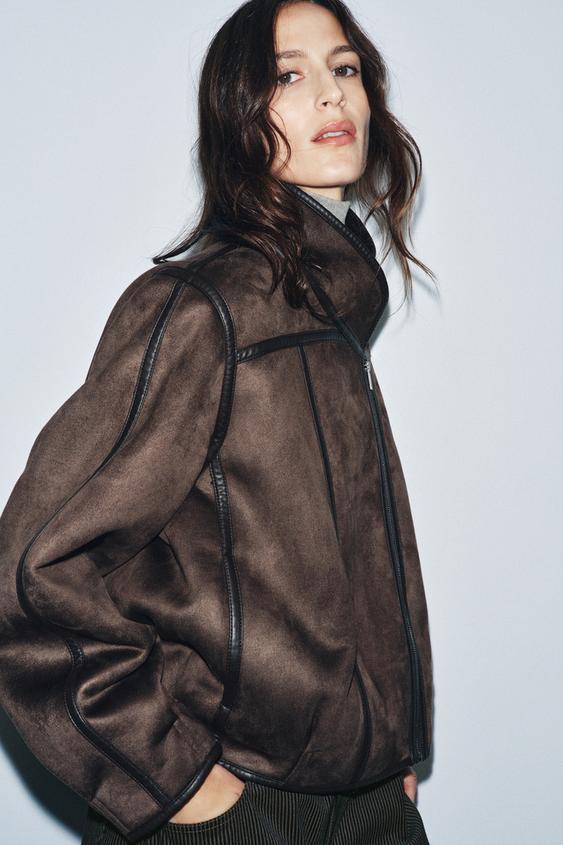 ZW 컬렉션 더블 페이스드 점퍼