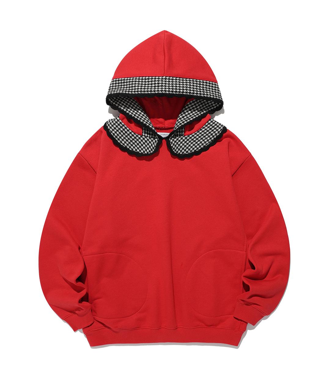 ffats round collar hoodie[red]