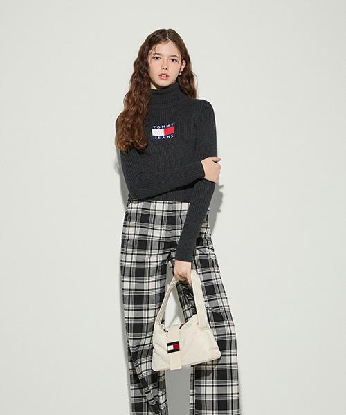 멜란지 터틀넥 플래그 스웨터 (T32E7KTO51TWT1HEV)