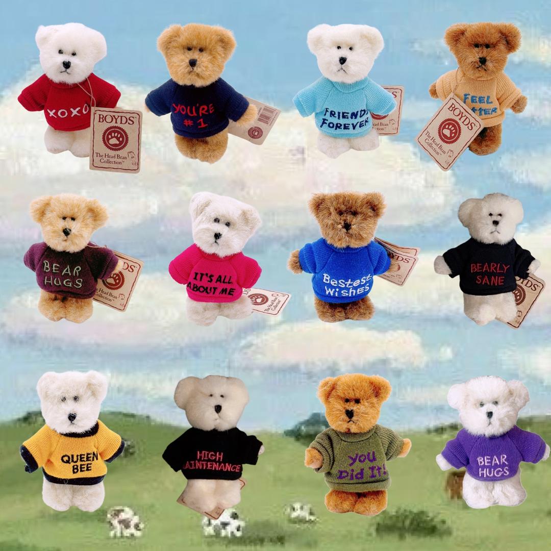 [선물추천] 보이즈베어 쪼꼬미 메세지 인형 키링 12종 택1