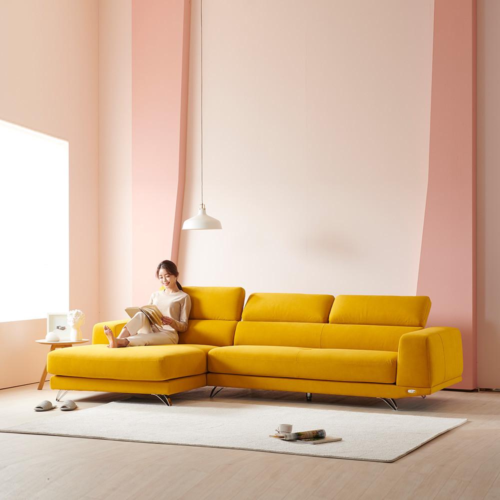 디쟈트 모니카 아쿠아텍스 패브릭 4인용 6인용 카우치형 이지클린 방수 쇼파 더착한소파