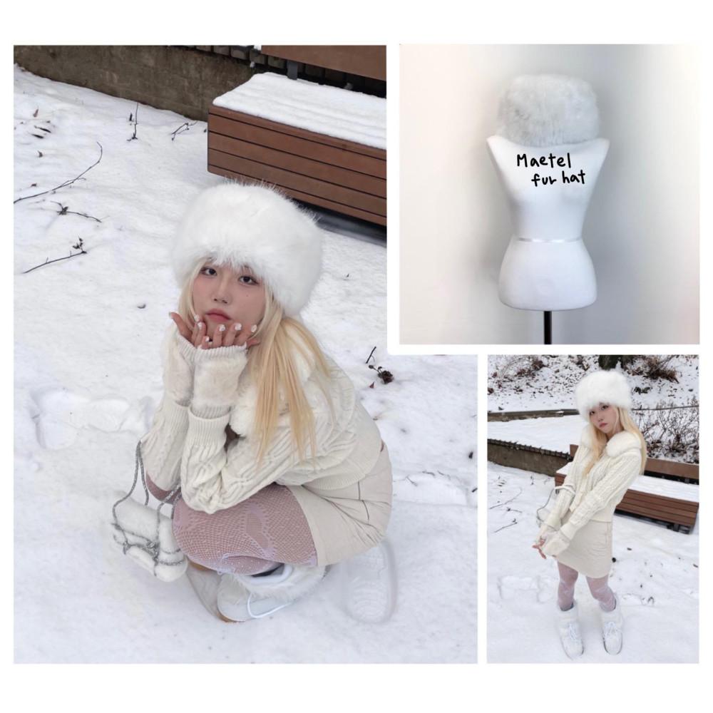 Maetel fur hat (1color)