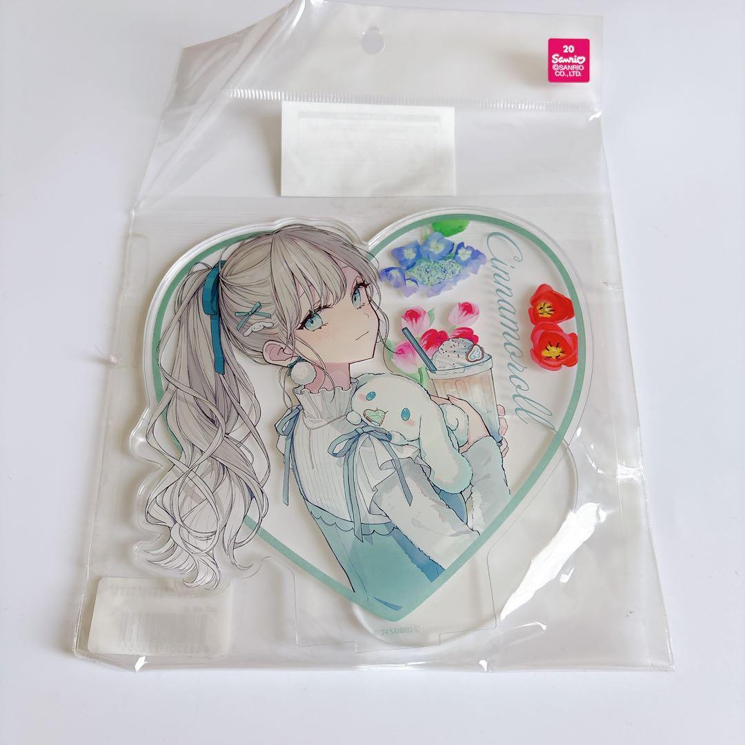 【匿名発送】赤倉×シナモロール ハート アクリルスタンド 未開封品