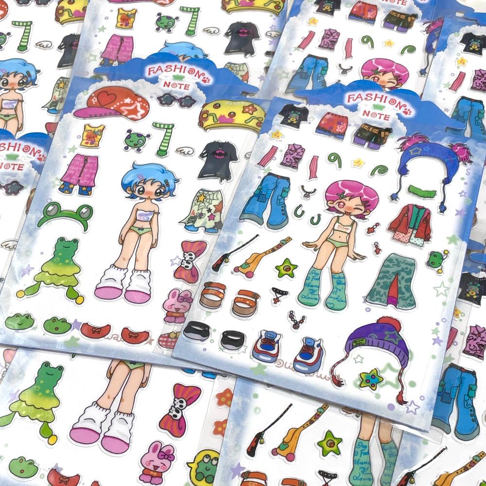 [ Oliwa ] Fashion Note sticker ( A,B 타입 중 선택 )