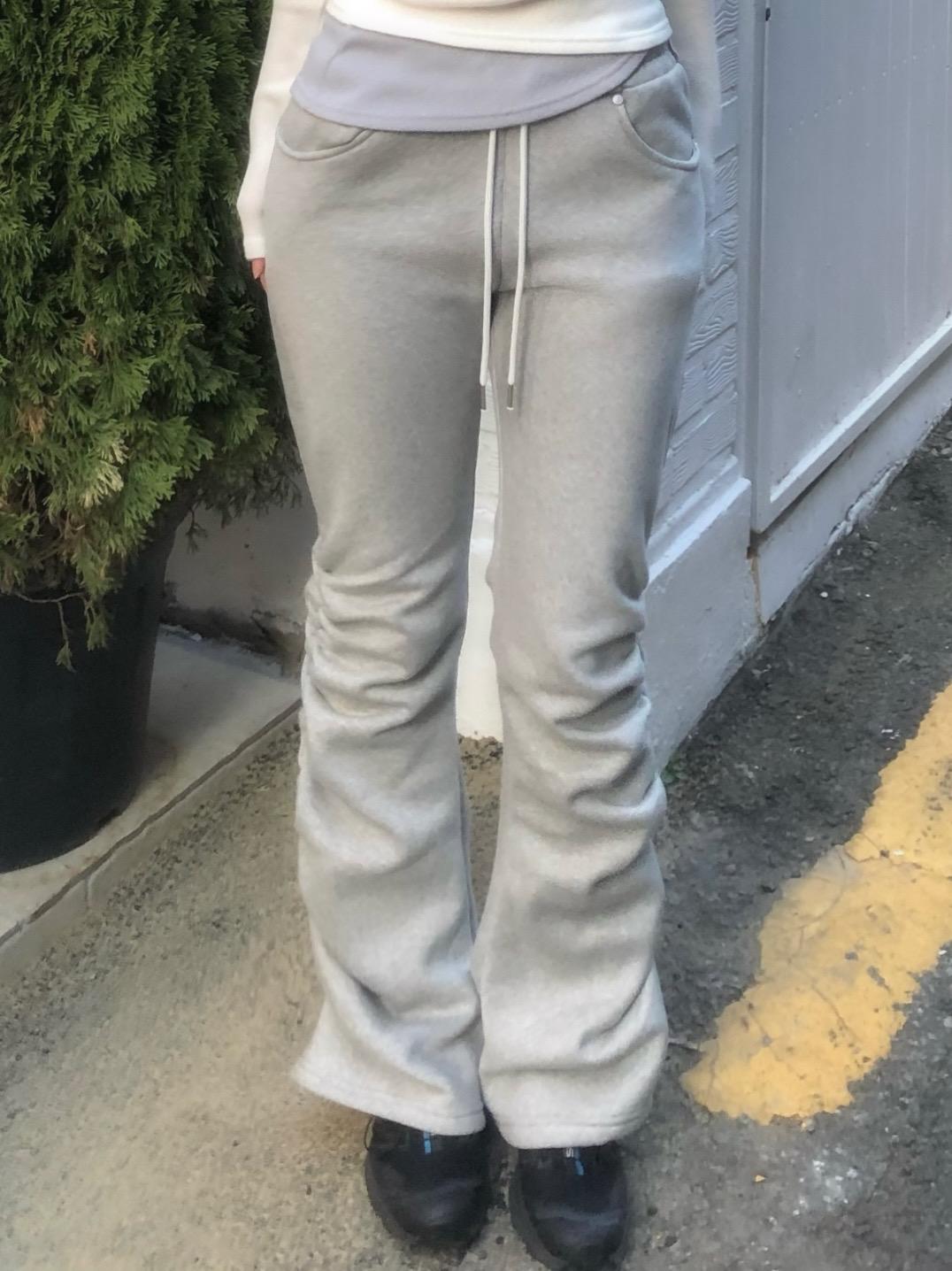 Talia Shirring Training Pants(기모, 2 color)