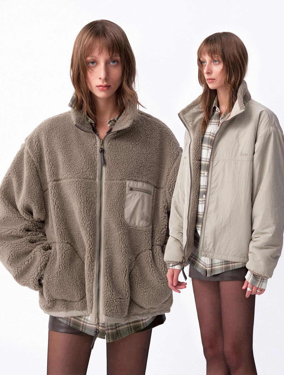 리버서블 플리스 재킷