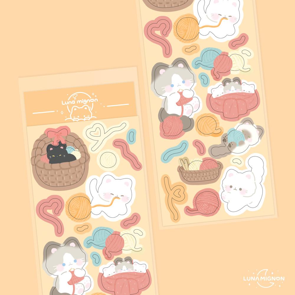 [루나미뇽] 포근포근 털실