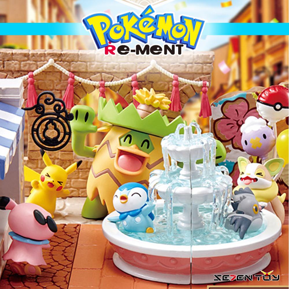 리멘트 식완 포켓몬스터 피규어 포켓몬 타운2 축제의 거리 (1BOX 6개입)