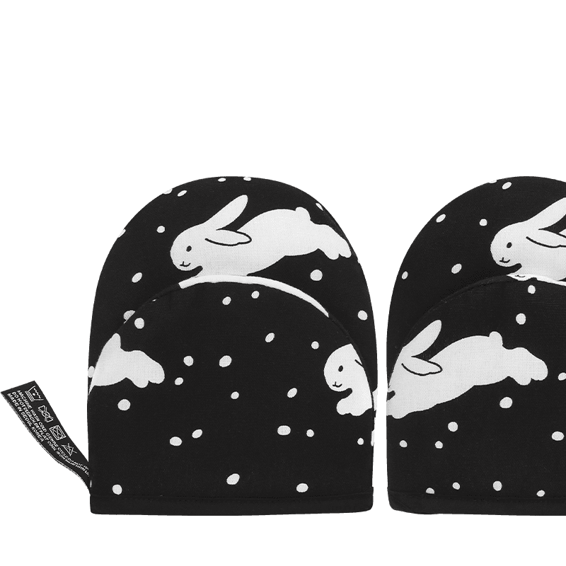 Snow Bunnies Kitchen Glove 스노우 버니즈 주방 장갑 세트