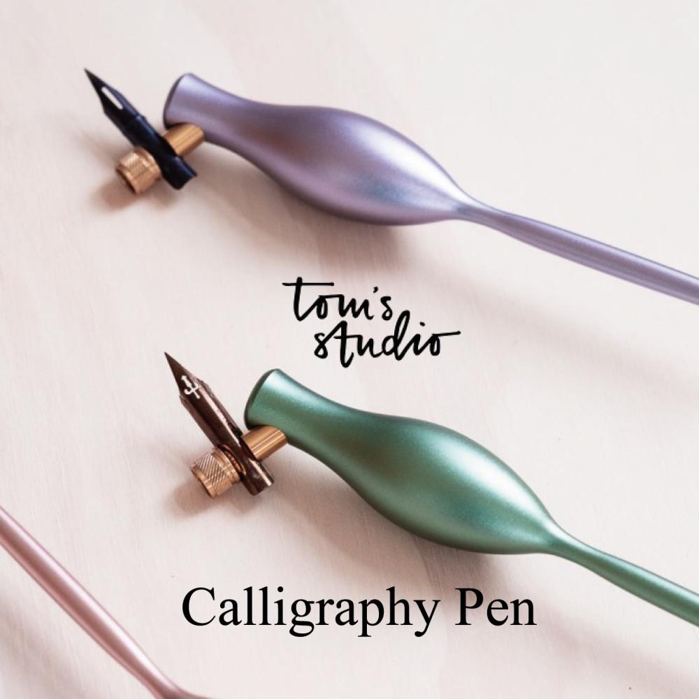 Tom's Studio 탐스 스튜디오 캘리그라피 펜홀더  Calligraphy Pens, oblique Pen, Stright Pen