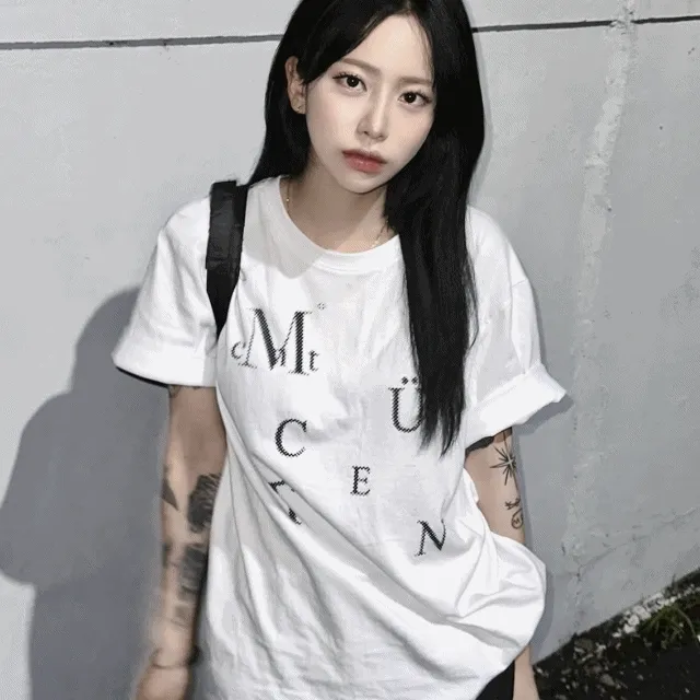 무센트 퍼즐 반팔 티 커플룩 시밀러룩 커플티 (2컬러)