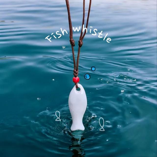 출시할인🔥물고기 호루라기 빈티지 목걸이/도자기 세라믹 소재