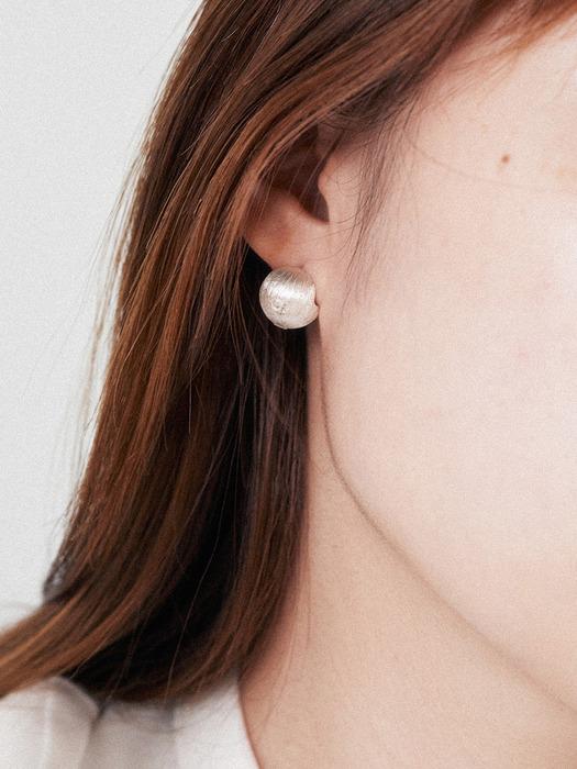 c. engraved ball earrings