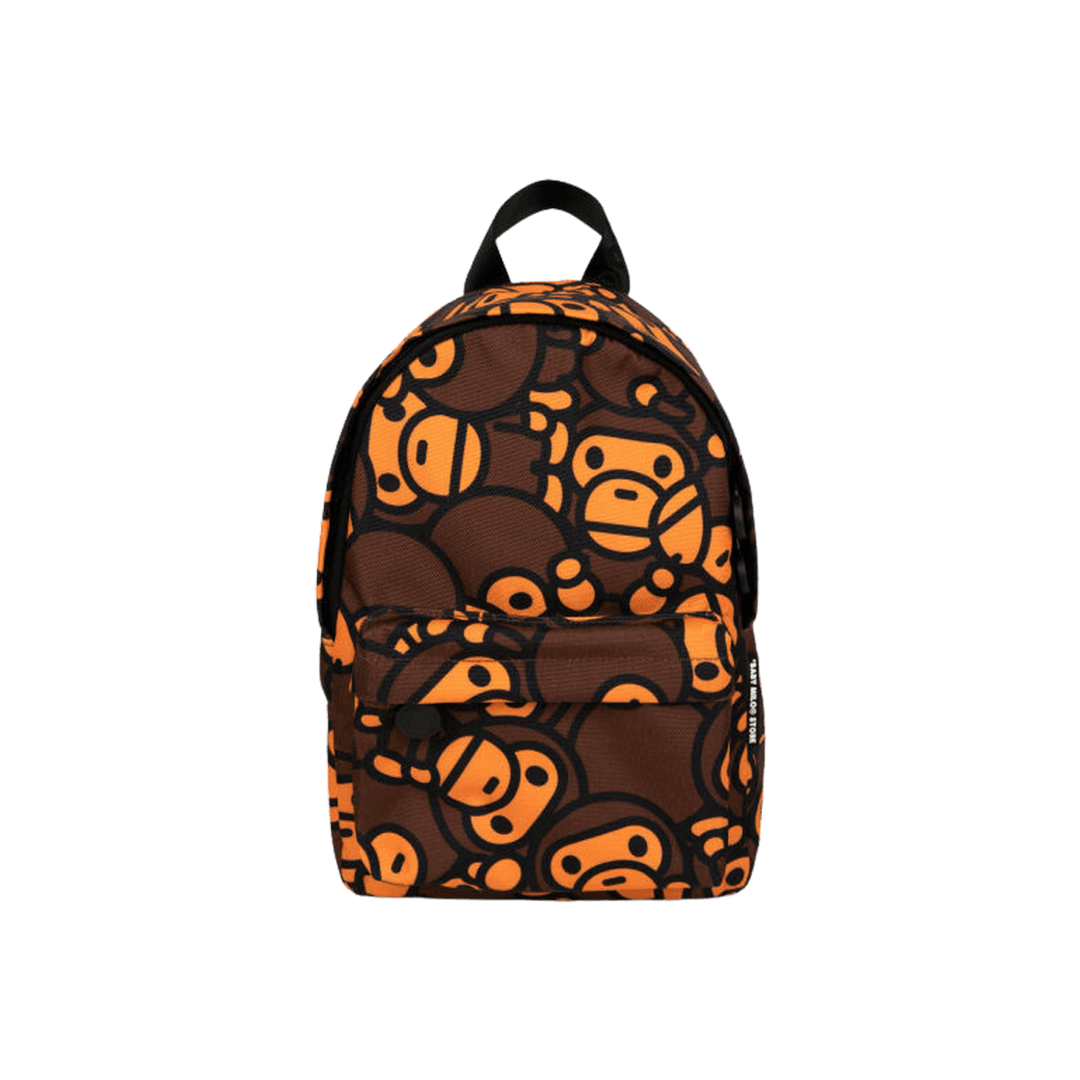 BAPE Baby Milo and Friends Camo Small Backpack Brown