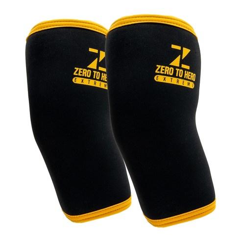 제로투히어로 익스트림 네오프렌 헬스 파워리프팅 팔꿈치보호대 8mm, LARGE, 1세트