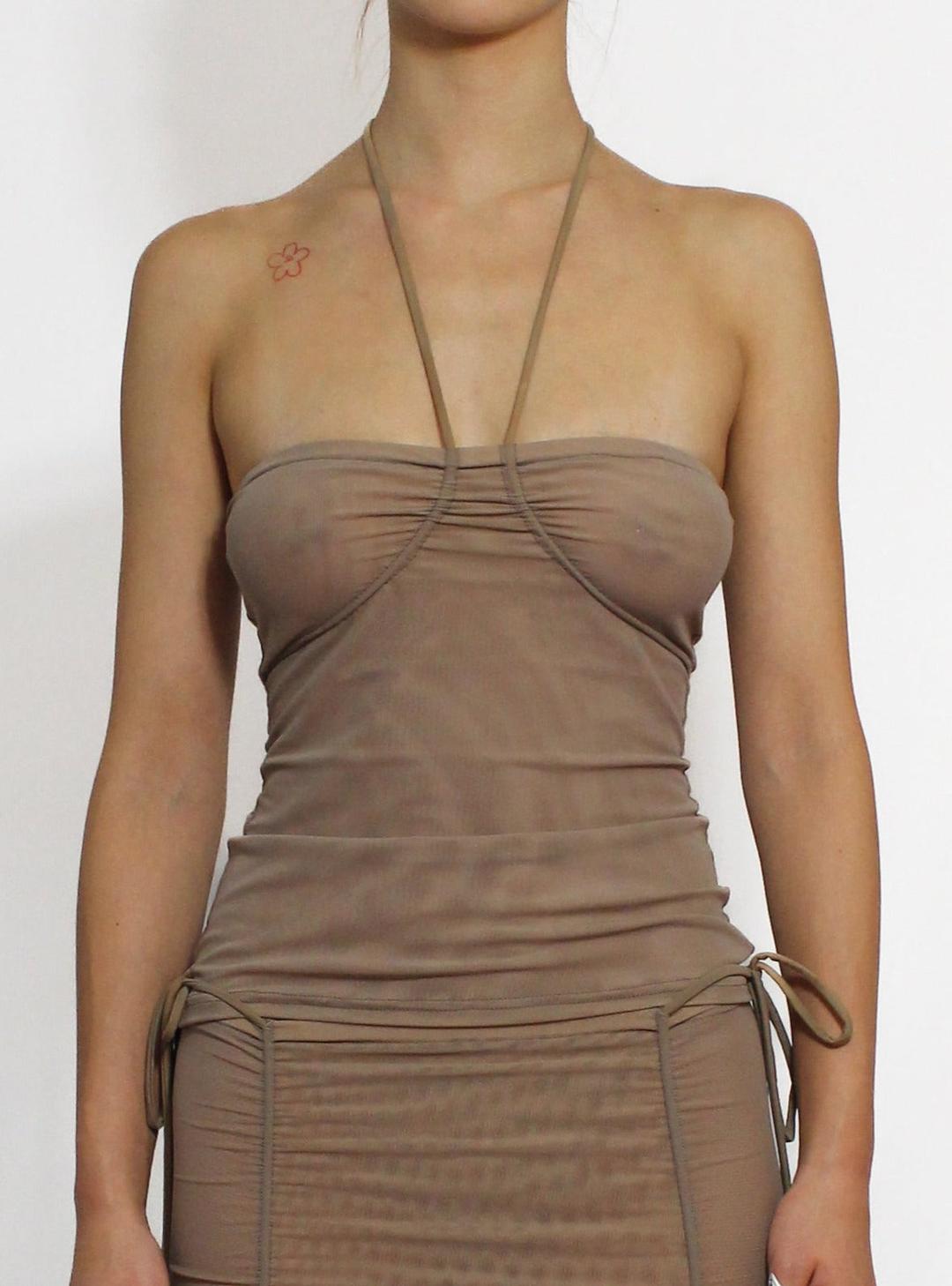 Dusk Body Form Bandeau Top - XS