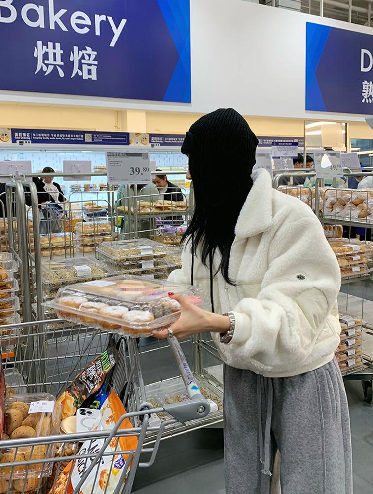 램 울 하이넥 지퍼 숏자켓 2color