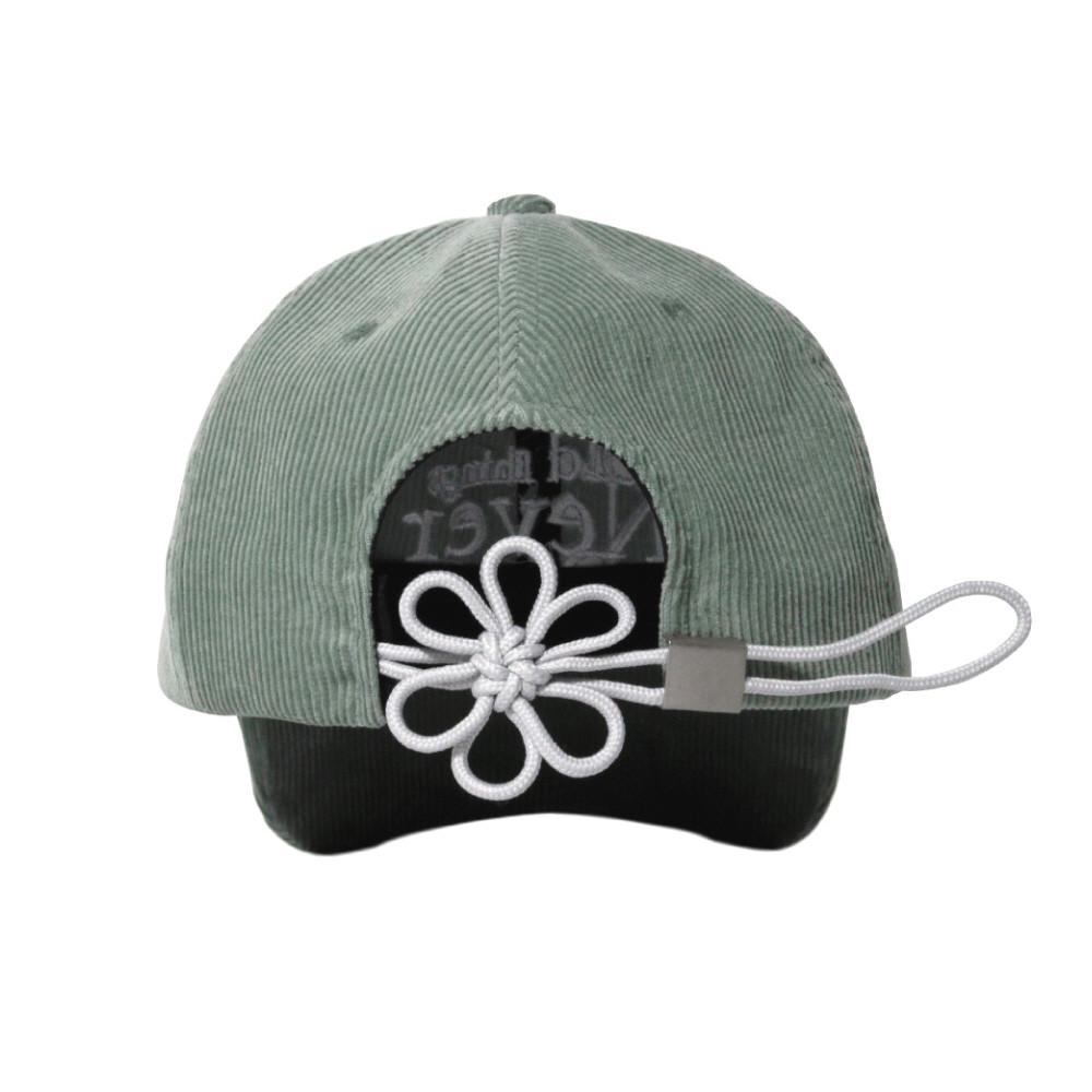 [CORDUROY FLOWER] KNOT CAP - MINT