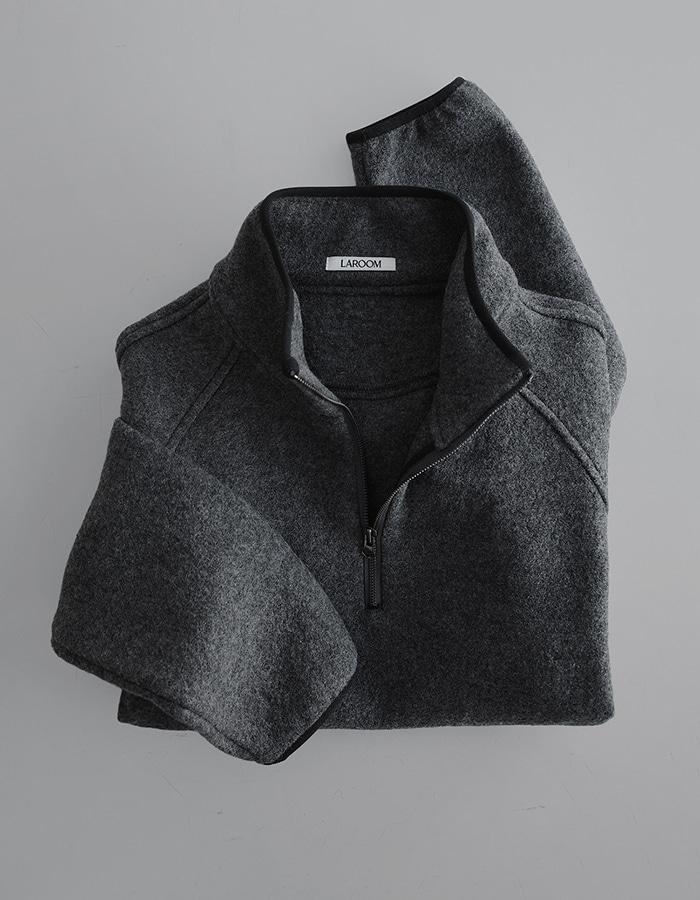 [by LAROOM｜울100] 모던하프집업