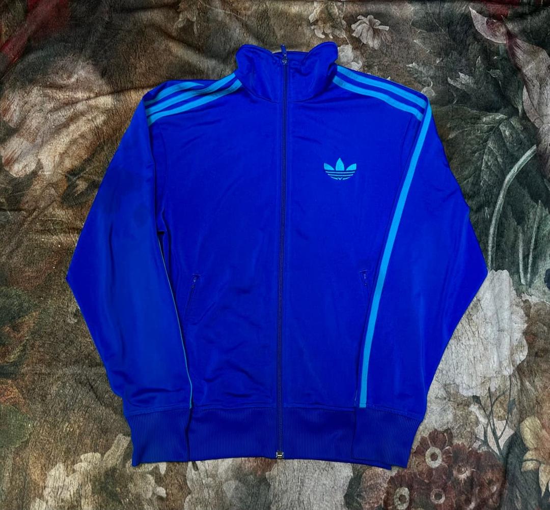 아디다스 파이어버드 스카이블루삼선 블루트랙탑져지 90 | 후루츠패밀리