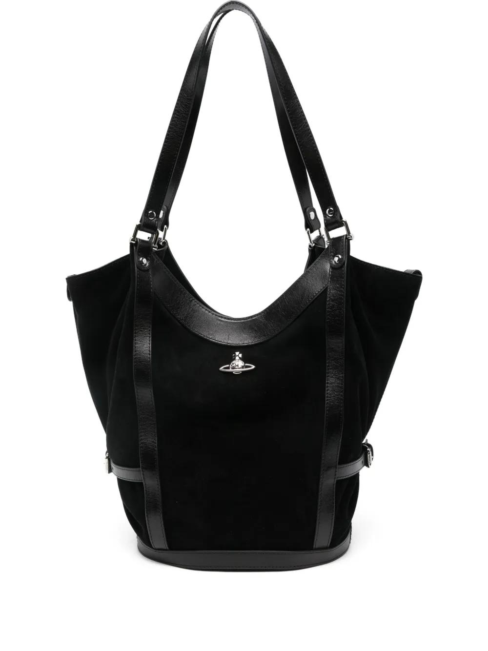 Vivienne Westwood 구체 아플리케 토트 백 | 블랙 | FARFETCH KR