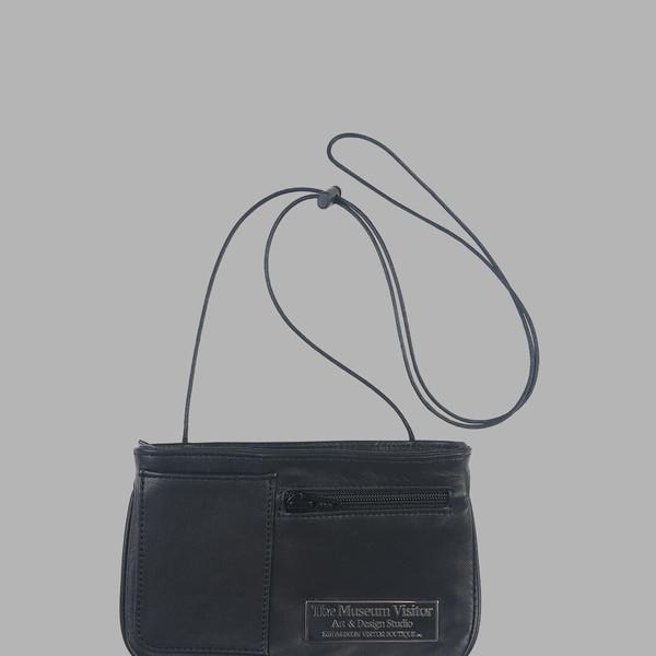 METAL LOGO LEATHER CROSSBAG