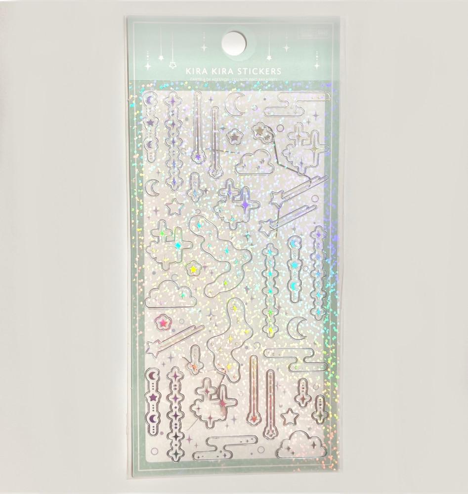 스티커셀렉션 키라키라 스티커 (밤하늘)