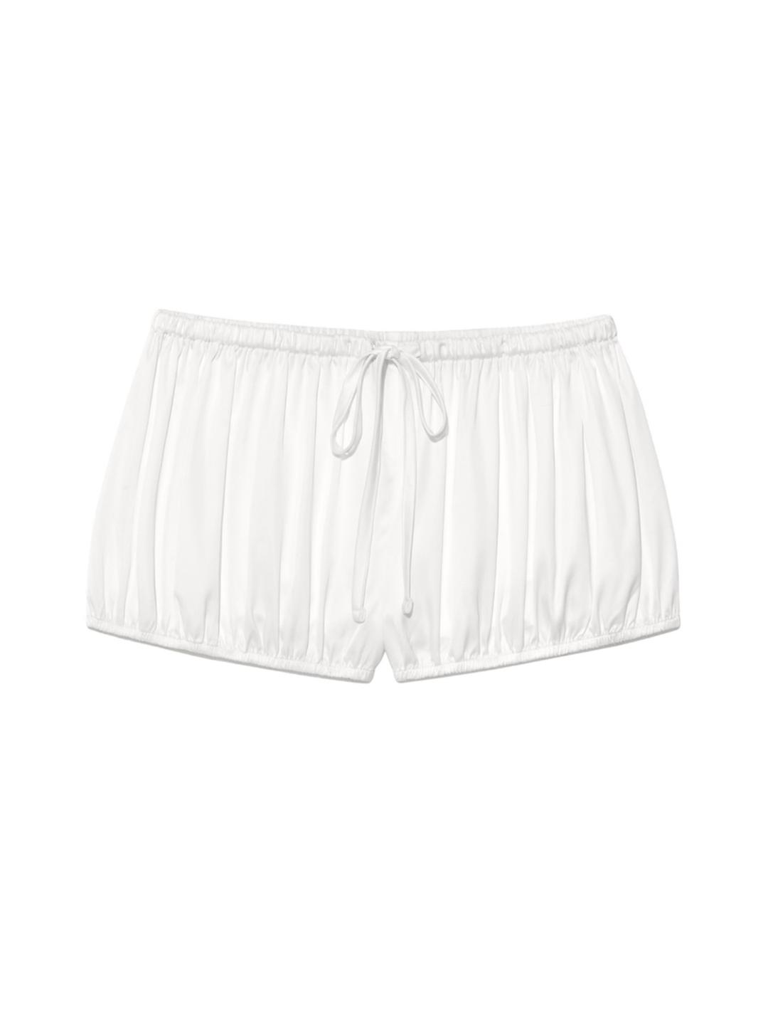 PUMPKIN BLOOMER SHORTS (WHITE)