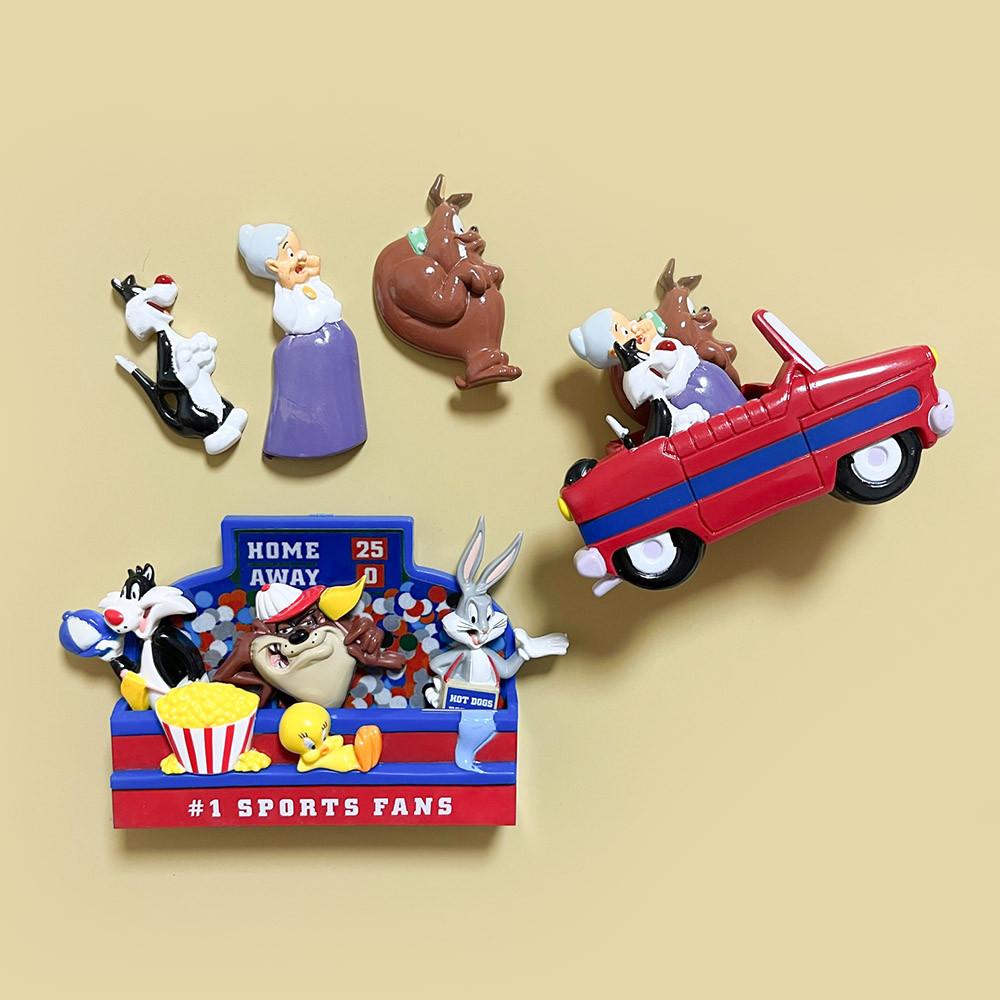 빈티지 루니툰 루버 마그넷 세트