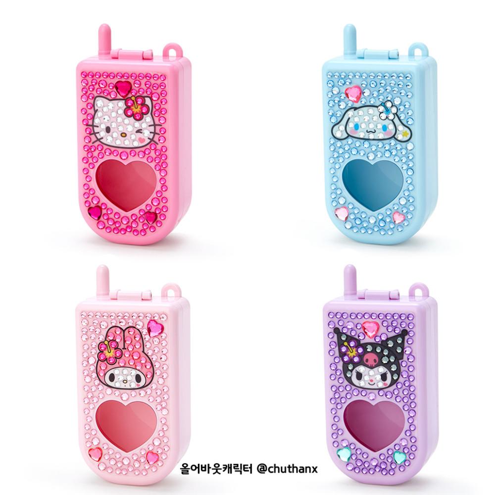 산리오 코갸루 폴더폰 소품함 (헬로키티,마이멜로디,쿠로미,시나모롤)
