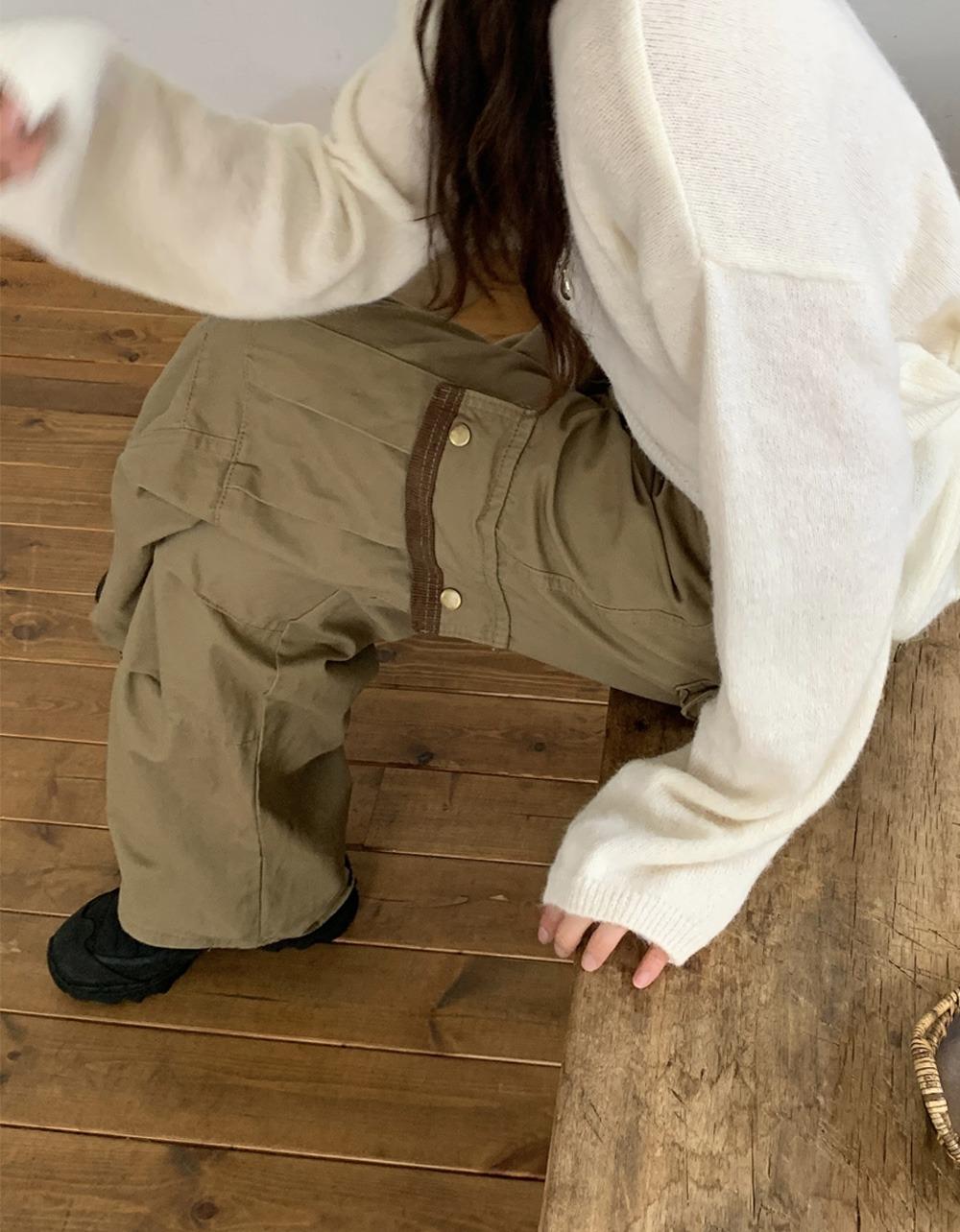 누프 캔버스 카고 pants