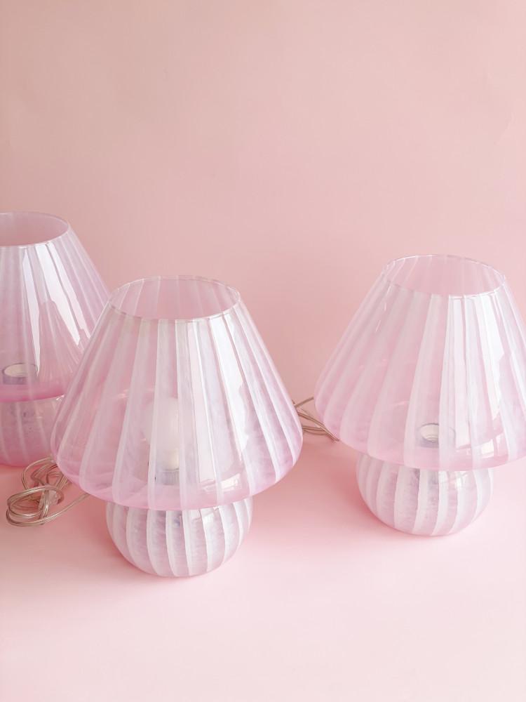 클래식 Murano 무라노 에피지오 글라스 머쉬룸 조명 테이블 램프 무드등