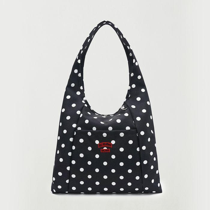 EASY HOBO BAG_DOT BLACK